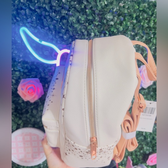 Loungefly Disney The Little Mermaid Ariel Rose Gold Mini Backpack - Picture 7 of 7